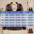 thumbnail image 3 of Women's Winter Puffer Jacket Detachable Hooded Jacket Casual Snow Coat with Pockets Wine 2XL, 3 of 4