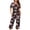 Black1, variant on NominalSnug Pajama Sets for Women Short Sleeve Sleepwear Wide Leg Capri Pants Loungewear Graphic Print Pjs Set