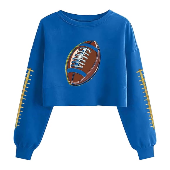 RXMEKW Baseball Print Pullover Hoodie for Women, Loose Fit Long Sleeve T-Shirt, Casual Round Neck Top for Sports and Daily Wear