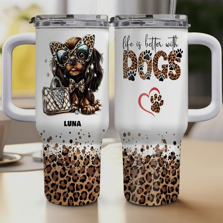 

Personalized Dog Tumbler with Boykin Spaniel Dog’s Name – Custom Travel Coffee Cup 40oz Travel Coffee Cup Gift for Mother s day Father s day Christmas z5PB1C