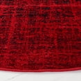 thumbnail image 3 of Safavieh Adirondack Kiersten Abstract Area Rug, Red/Black, 6' x 6' Round, 3 of 9