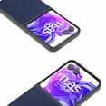 thumbnail image 3 of Allytechgroup for Motorola Razr+ 2024 Case, Weai-resistant Durable PU Leather Skin Shockproof Drop Resistant Anti-scratch PC Backplane Slim Lightweight Cover for Moto Razr 50ultra, Darkblue, 3 of 4
