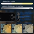 thumbnail image 4 of Lámpara de lectura de doble cabezal recargable 14 LED JM 3 colores atenuación continua, 4 of 5