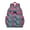 Rose-red-9, variant on Trippy Abstract Geometric School Backpack Adjustable Padded Straps Chest Buckle Spacious Durable Backpack For Elementary School
