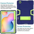 thumbnail image 6 of FIEWESEY Case for Samsung Galaxy Tab S6 Lite, Heavy Duty Shockproof Rugged Full Body Protective Case With Stand for Samsung Galaxy Tab S6 Lite 10.4 Inch 2024/2022/2020 (Navy/Green), 6 of 7