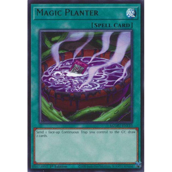 YuGiOh Maze of Muertos Rare Magic Planter MZMU-EN110