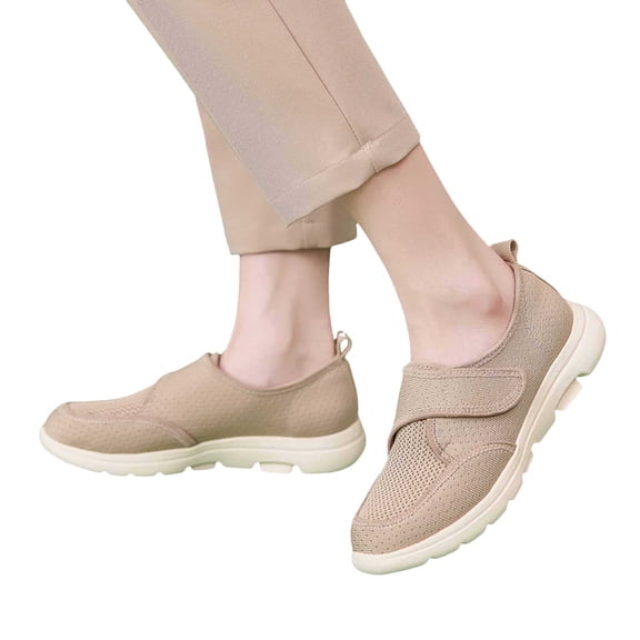 Orthopetic Walking Shoes for Women Fashion Adjustable Mesh Breathable Non Slip Work Nursing Nurse Sneakers