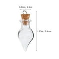 thumbnail image 2 of Worgeous  30 Pcs Water Bottles Decorative Wishing Decoration Transparent, 2 of 8