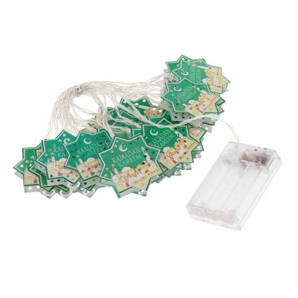 Luces de fiesta Eid Ramadán Luces de cadena decorativas 20 luces LED de ...