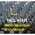 thumbnail image 2 of KARBXON 39 in x 5 ft - TWILL Weave - Advanced Carbon Fiber Fabric - BLACK - 3K - 240g/meter, 2 of 10
