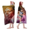 thumbnail image 2 of Allyson Felix beach Cape Towel.Children's version 30inx50in., 2 of 9