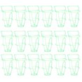 thumbnail image 1 of 36 Pcs Bouteilles de Perfusion Filet Cages Plastique Vert pour Usage Médical Design Simple, 1 of 9