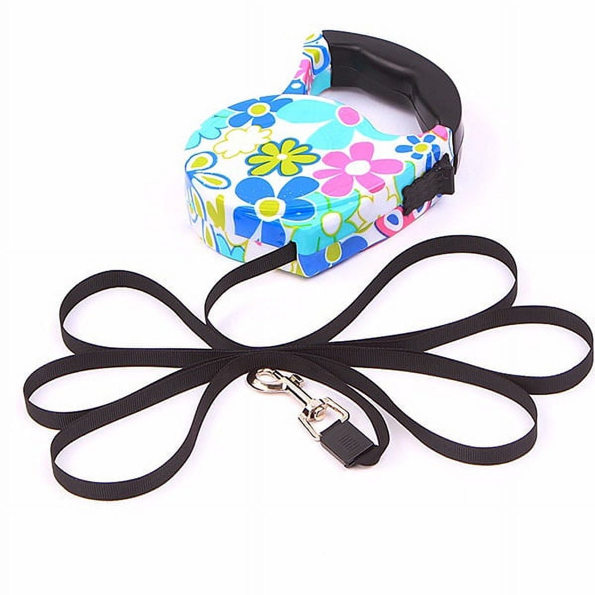 FUTUREORYY Retractable Dog Leash with One Button Control 5m Nylon Lead
