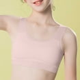 thumbnail image 2 of TAIAOJING Kids Crop Tops Bra Girls Seamless Sports Bra Training Solid Color Bra Camisole Style Lightweight Seamless Kids Leisure 11-14, 2 of 6