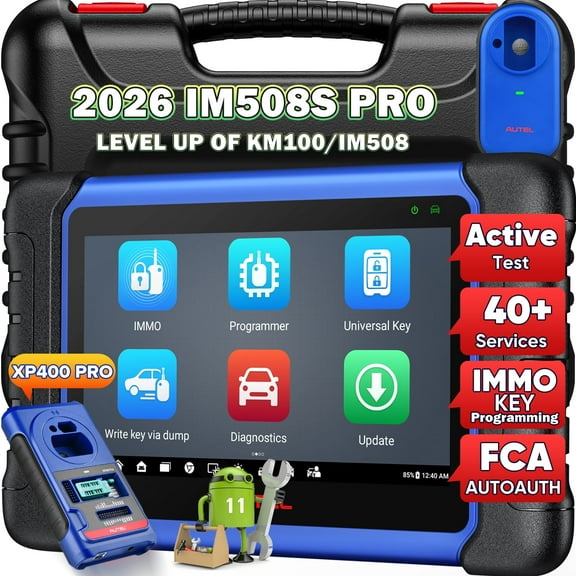 Autel MaxiIM IM508S PRO w/ XP400 PRO as IM608 PRO II, 2025 Advanced IMMO Key Fob  Tool OE-Level Bi-directional Control, All System Diagnostics