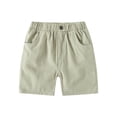 thumbnail image 3 of Kids Boy's Summer Light Green Shorts Causal Girls Uniform Pants Summer Clothes for Girls 5-6 Years, 3 of 3