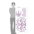 thumbnail image 3 of Large Antique Design Vinyl Chandelier Wall Decal Art, 3 of 4