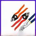 thumbnail image 1 of Industrial-Grade Lightweight Wire Rope Cutters, 8-Inch Orange Handle, 295g, 2-3 Inch Cutting Diameter, Multi-Purpose for Bicycle Brake Lines & Steel Cables, Tool Steel Construction, Traditional, 1 of 5