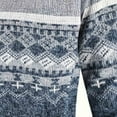 thumbnail image 4 of Betivan Men's Full Zip Cardigan Snowflakes Pattern Sweater Knitted Cardigan with Pockets for Casual Christmas, 4 of 6