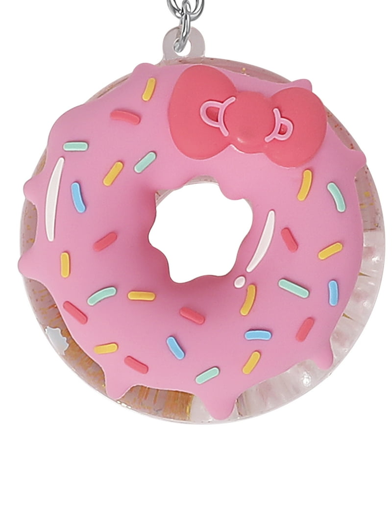 Sanrio Girl's Hello Kitty Pink Liquid Doughnut Shape Charm