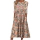 thumbnail image 1 of Vestidos estampados florales de media manga con cuello redondo informal de verano para mujer con bolsillo Fridja  bnh431, 1 of 8