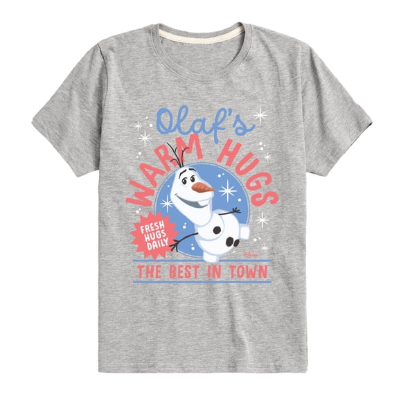 Frozen - Olaf's Warm Hugs - Youth Boys Short Sleeve Graphic T-Shirt