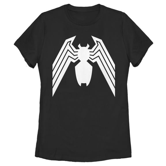 Women's Marvel Venom Classic Logo  Graphic Tee Black Small