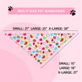 thumbnail image 2 of Dog Cooling Bandana Summer Large 1PCS, Lightweight Quick Drying Poly-Blend, Triangle Scarfs Bibs with Cute Fruit Pattern, Adjustable Breed Handkerchief for Medium Large Dogs Puppies Pets Gift, 2 of 6