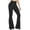 Black, variant on Womens Yoga Pants Zeliretfy Women's High Waist Flare Yoga Pants with Tummy Control and Bootcut Stretch