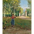 thumbnail image 3 of Fausto Zonaro 12x14 Black Modern Framed Museum Art Print Titled - Entrance of the Villa Camerini (1886), 3 of 5