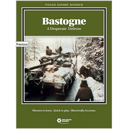 Decision Games Bastogne A Desperate Defense Folio Game Series DCG 1612