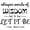 Black, variant on Let It Be BEATLES Music Decal | Song Lyrics Sticker | 20"x20" [BB6]
