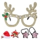thumbnail image 1 of Gafas de fiesta BuyWeekMX gafas con purpurina navideña, 1 of 9