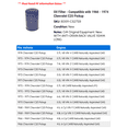 thumbnail image 2 of Oil Filter - Compatible with 1966 - 1974 Chevy C20 Pickup 1967 1968 1969 1970 1971 1972 1973, 2 of 2