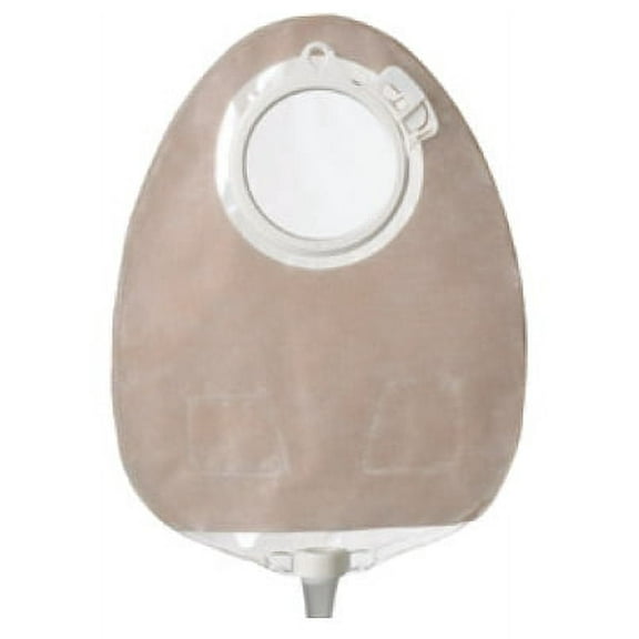 SenSura Click Urostomy Pouch Two-Piece System, Clear, 10.375in Length, 40mm Stoma, Box of 10