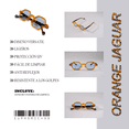 thumbnail image 4 of EUPHORIC99 | Lentes de Sol Hombre - Lentes de Sol Mujer |Accesorios para Hombre y Mujer | Gafas de Sol - Regalos Unisex | Orange Jaguar, 4 of 11