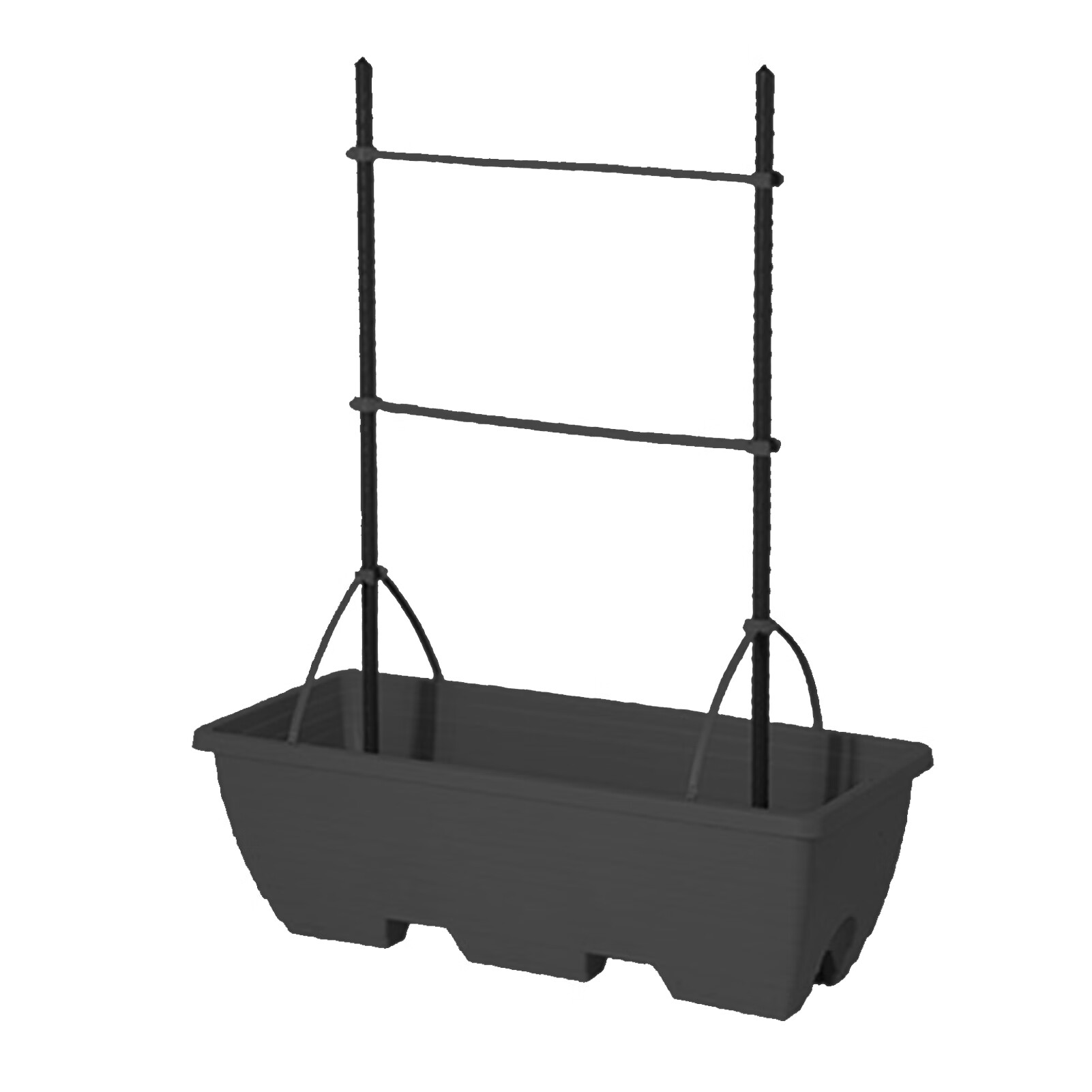 Planter Box Flower Window Box with Support Frame Patio Planters