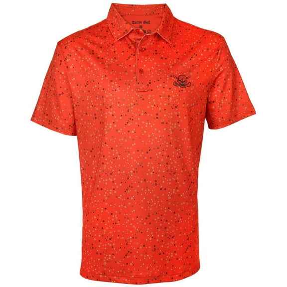 Players Cool-Stretch Men's Golf Shirt (Orange)