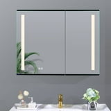 Croydex, Wall Mounted, Tay Oval, Stainless-Steel, Mirror Medicine ...