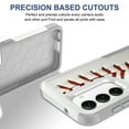thumbnail image 4 of Case for Galaxy S23 Plus, Baseball Sport Print 2 in 1 Heavy Duty Armor Shockproof Tough Hybrid Dual Layer Rubber Drop Protection Soft Bumper Rugged Phone Cover Case for Samsung Galaxy S23 Plus, 4 of 6
