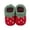 Red, variant on Xijirk Solid Knitted Baby Booties 3D Floral Decor Sock Shoes Soft Non Pre Walker Crib Shoes Warm Baby Footwear Red,0-3 Months