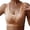 Orange, variant on HNMKIU Seamless Bras Wide Strap Tube Top Built-In Padded Gathered Design Chest Wrapped Support No Underwire for Comfort Plus Size Bras for Women Beige,L
