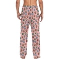 thumbnail image 2 of GZHJMY Owl Pajama Pants for Men, Lounge Pants Lightweight Men Pajama Bottoms with Drawstring Pockets, Christmas New Year Birthday Gifts, X-Large, 2 of 6