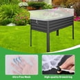 thumbnail image 7 of Garden Netting for Raised Beds 1 Pack, Raised Garden Bed Plant Netting Cover Mesh for Garden Protection, Rectangular Bird Netting Pest Barrier Screen Insect Net for Vegetables Fruits, 5x2.3ft, White, 7 of 7
