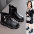 thumbnail image 6 of Tkrady Kids Boots Spring Summer New Lightweight Durable Cute Sparkly Fashion Zipper Girls Ankle Boots, Sizes 3-12 Years, 6 of 7
