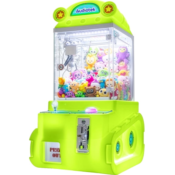 Maquina Garra Peluches Audiotek Mini Doll Caza Luz Led Sonido Tankman