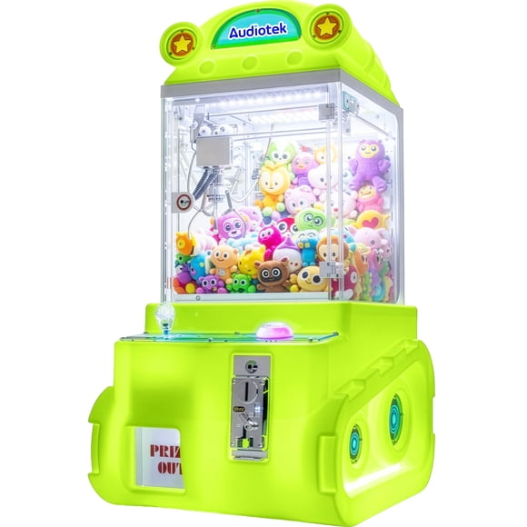 Maquina Garra Peluches Audiotek Mini Doll Caza Luz Led Sonido Tankman