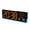 Orang light, variant on Oasiva Electronic Digital Clock for Wall or Desk, Large Time Display with Calendar, Alarm and Temperature Readout Ambients Lighting