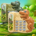 thumbnail image 1 of Sentmoon Toys for Kids Stocking Stuffers for Kids Dinosaur Telephone Machine Toy Kids Telephone Toys Pretend Play Telephone Phone Toy Letter Number Learning Fosters Parent Child Interaction, 1 of 9