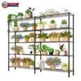 thumbnail image 2 of IVV 57.8''W Adjustable Wire Shelving Unit, 5-Tier Black Metal Storage Rack, 1500 lbs Capacity, NSF-Certified Heavy-Duty Shelves for Garage, Kitchen, Pantry, and Commercial Use, 2 of 10